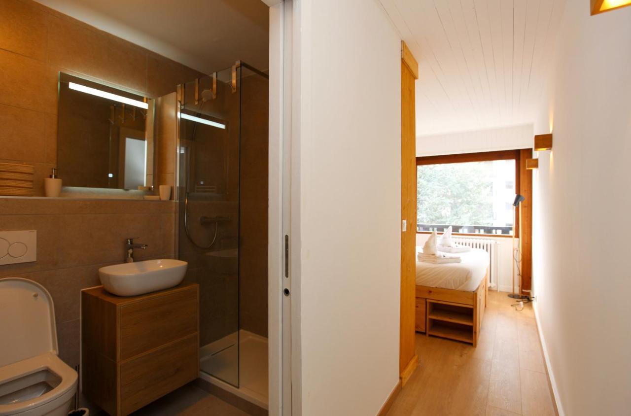 Ferienwohnung Superbe T3 En Face Du Brevent, Chamonix Exterior foto